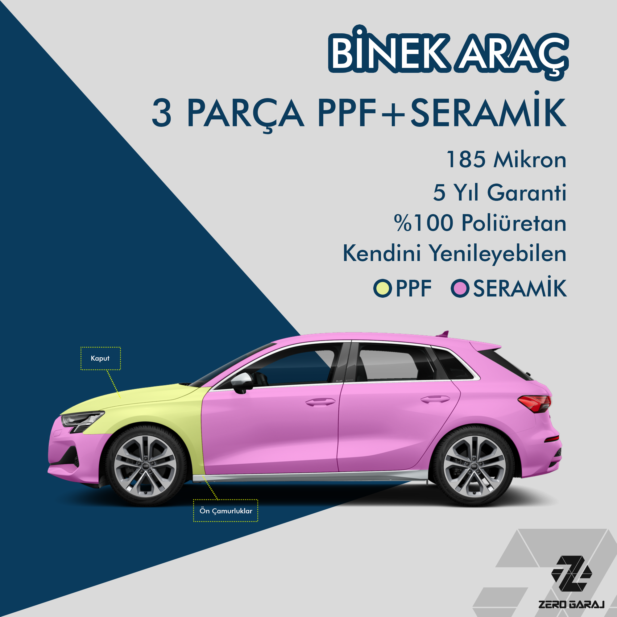 Zero-Garaj-Binek-Araç-3-Parça-PPF-Kaplama-+-Seramik-Kaplama-Ürün-Görseli-Tuzla-PPF-Kaplama-Seramik-Kaplama-Merkezi