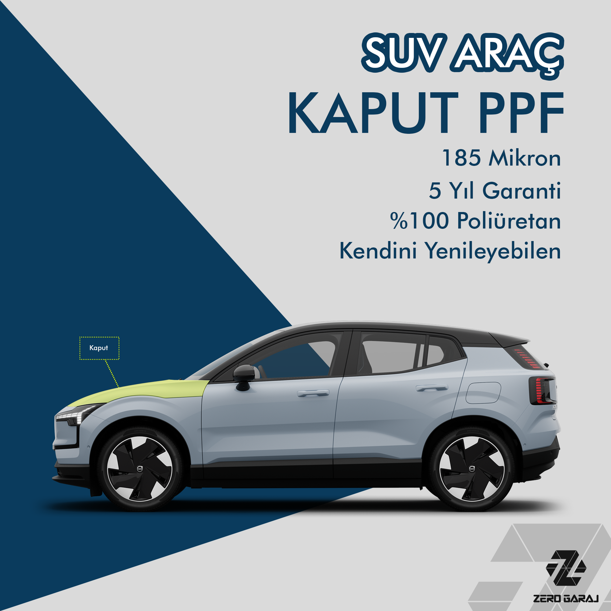 Zero-Garaj-SUV-Araç-KAPUT-PPF-Kaplama-Ürün-Görseli-Tuzla-PPF-Kaplama-Merkezi